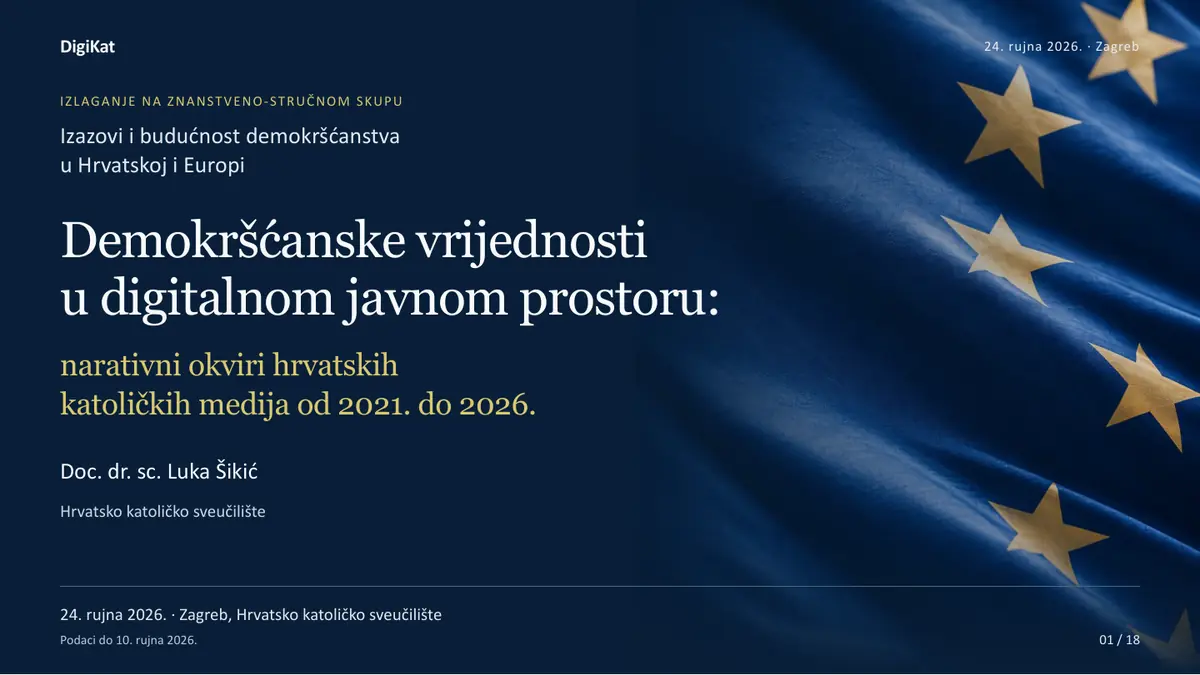 Naslovnica karusela Demokršćanske vrijednosti u digitalnom javnom prostoru